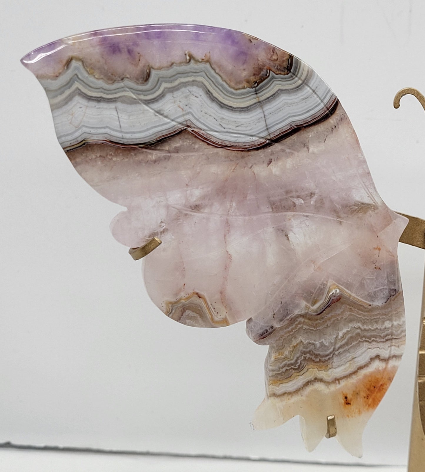 Amethyst/Agate butterfly wings