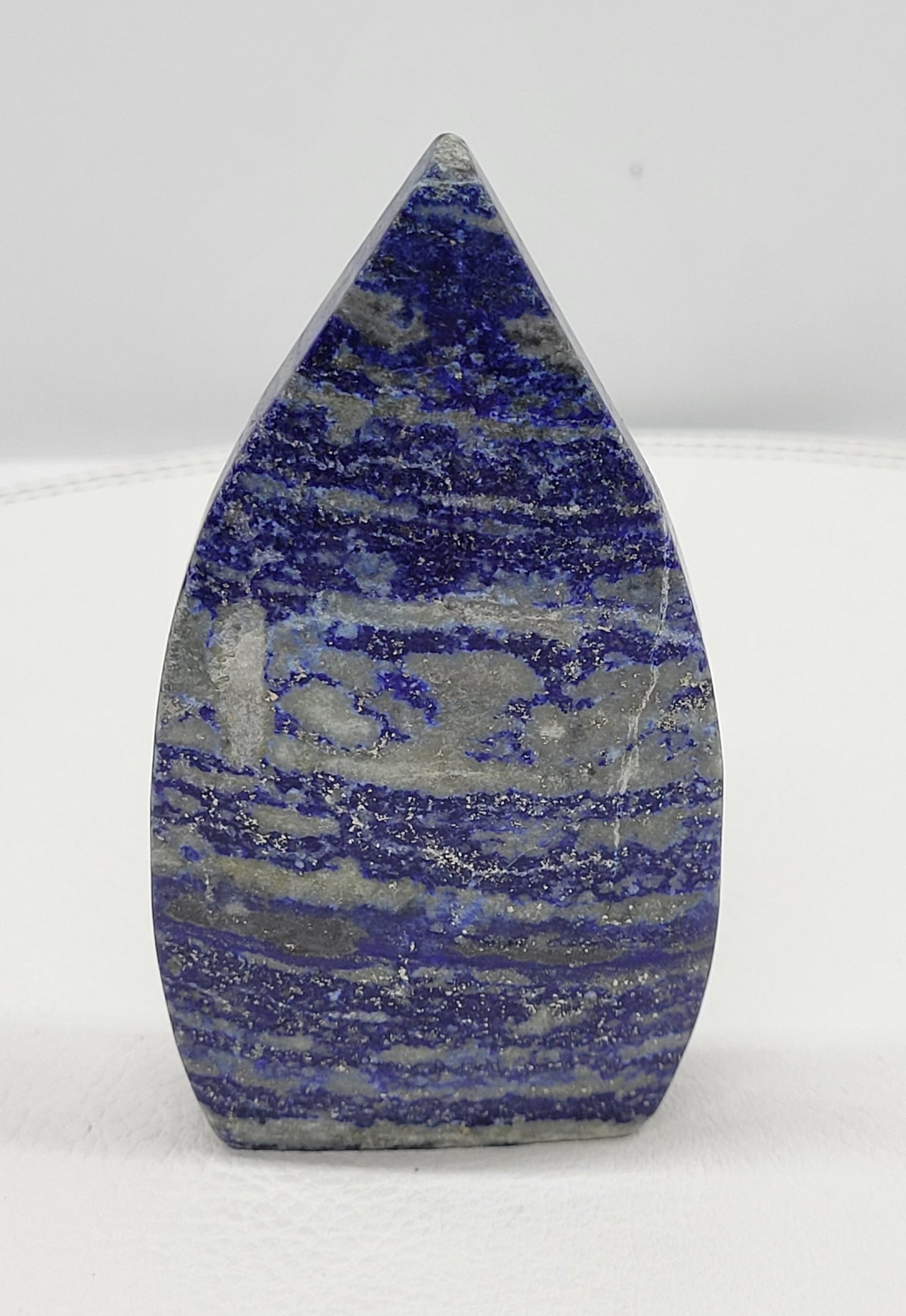 Lapis Lazuli teardrop flame