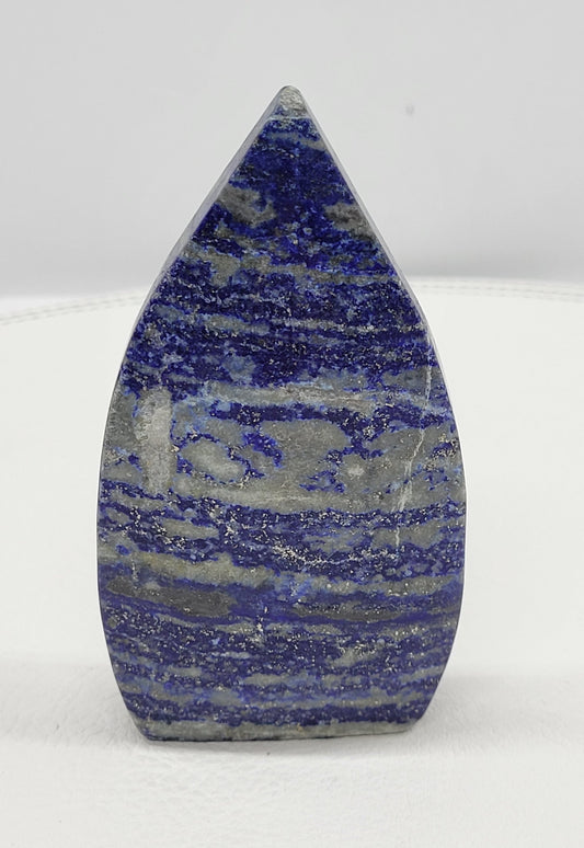 Lapis Lazuli teardrop flame