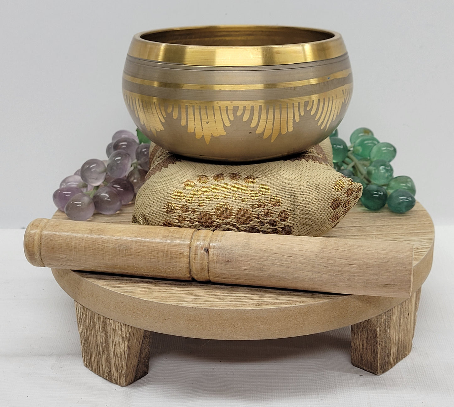 Tibetan Singing bowl - Bronze Flower of Life