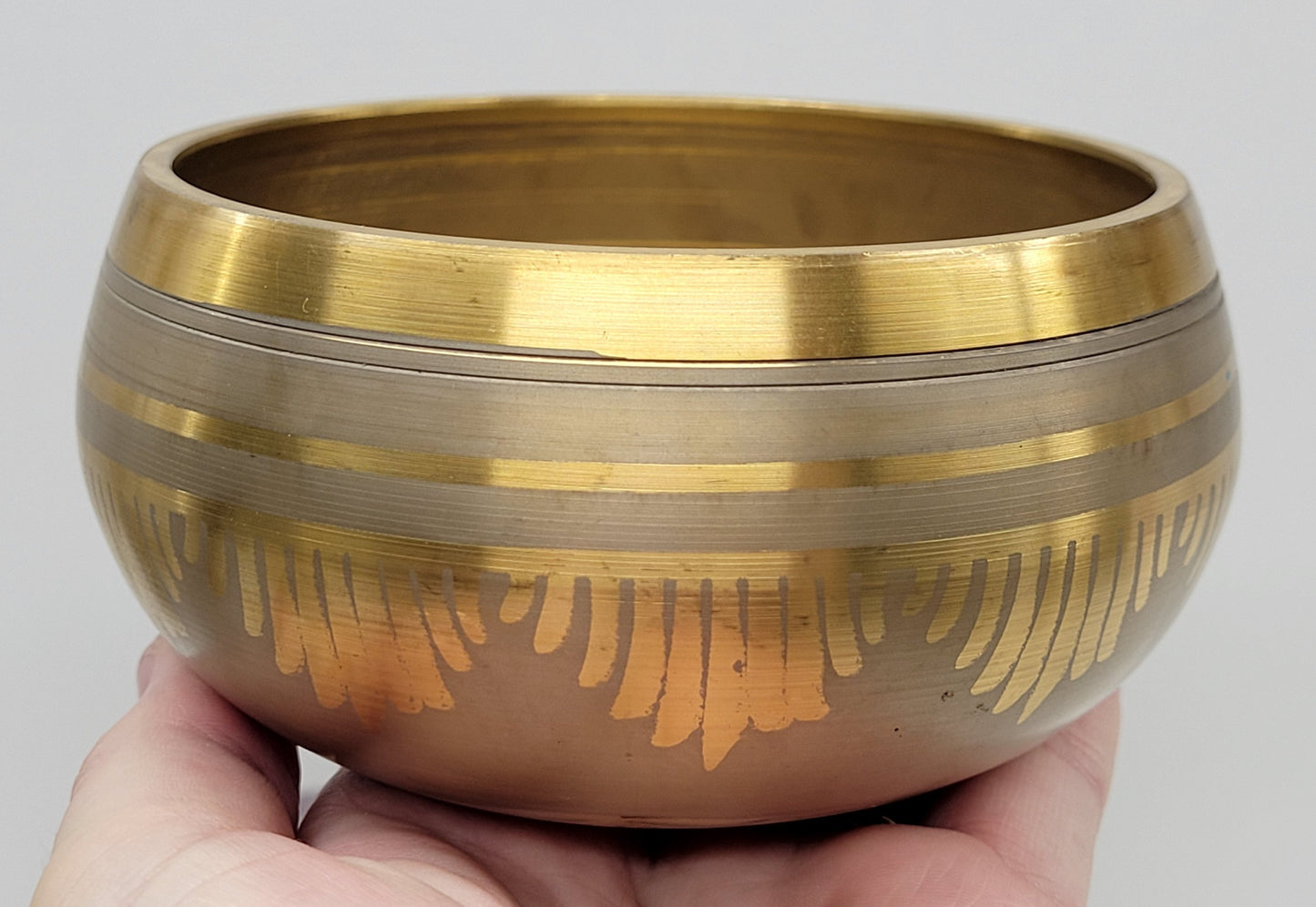 Tibetan Singing bowl - Bronze Flower of Life