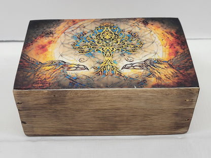 Wooden box - Tree of Life