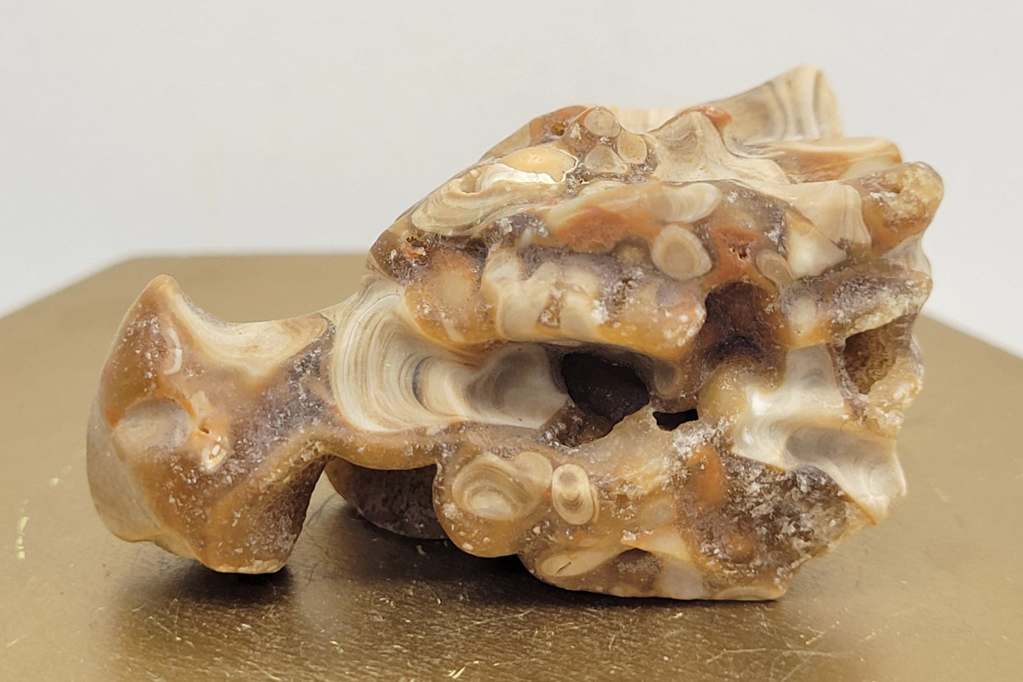 Dragon head - Amber Calcite (medium)