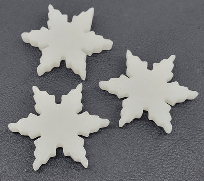 Large snowflake carvings