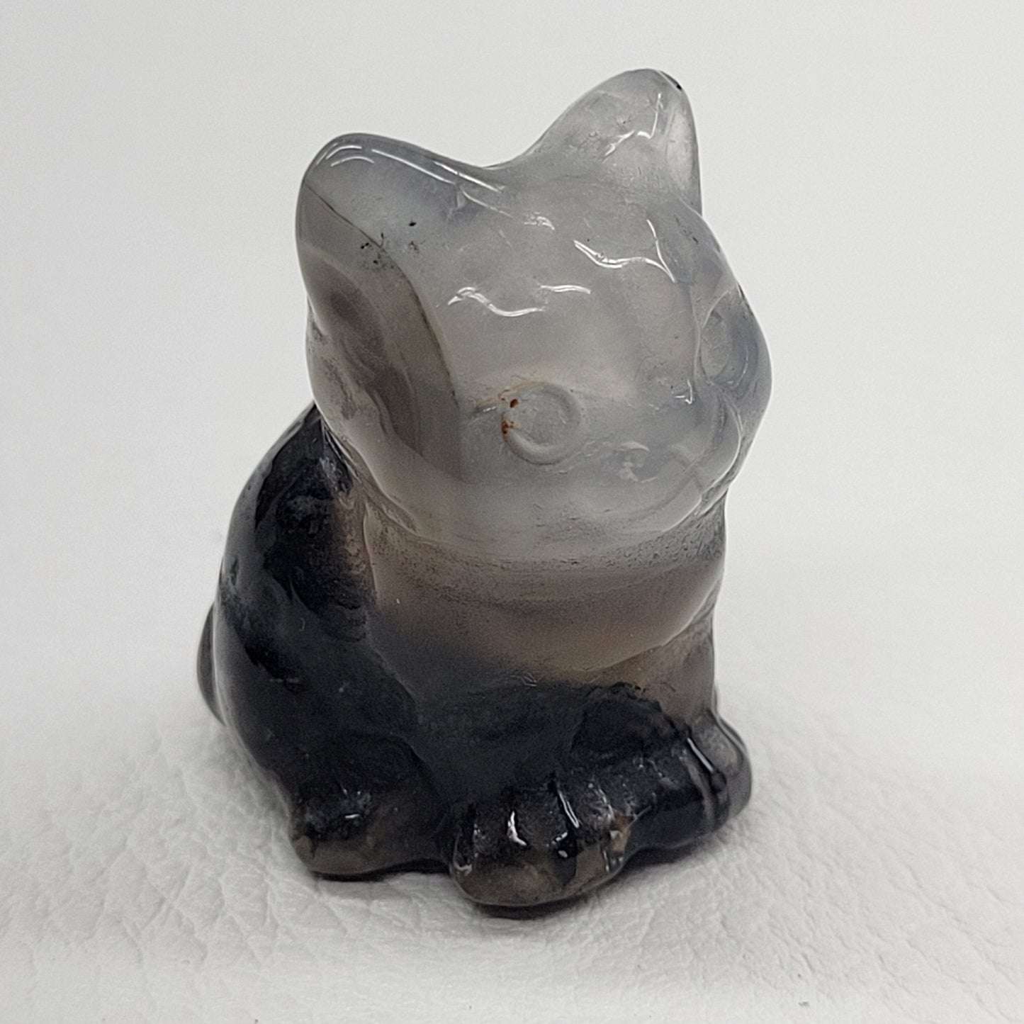 Cute cat/kitty sitting - Volcano Agate