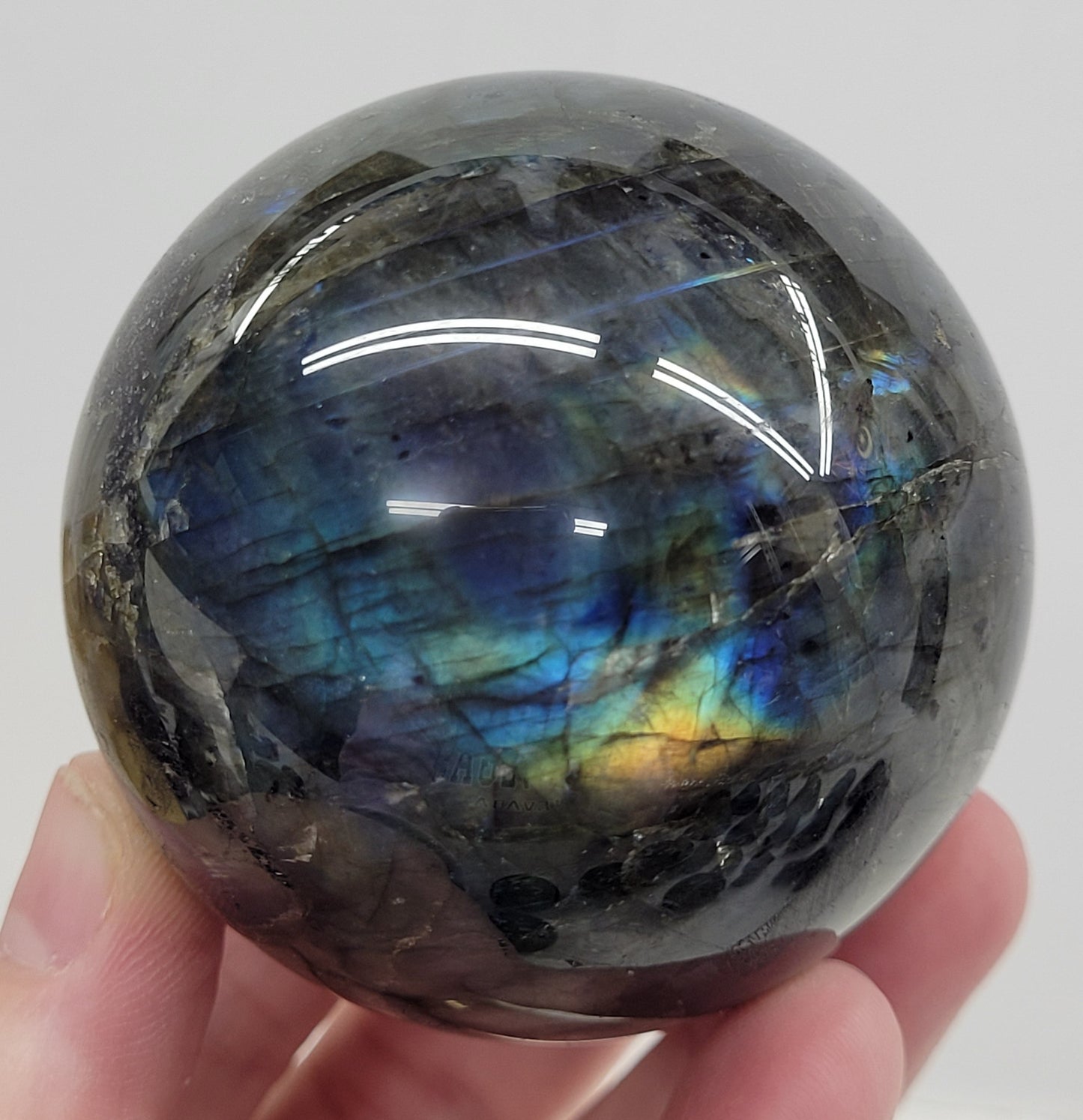 Labradorite sphere