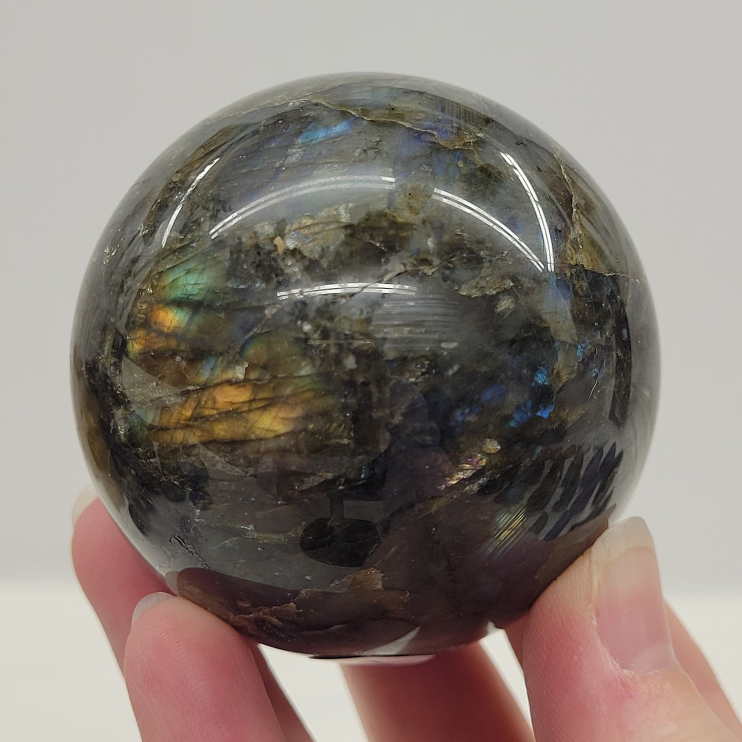 Labradorite sphere