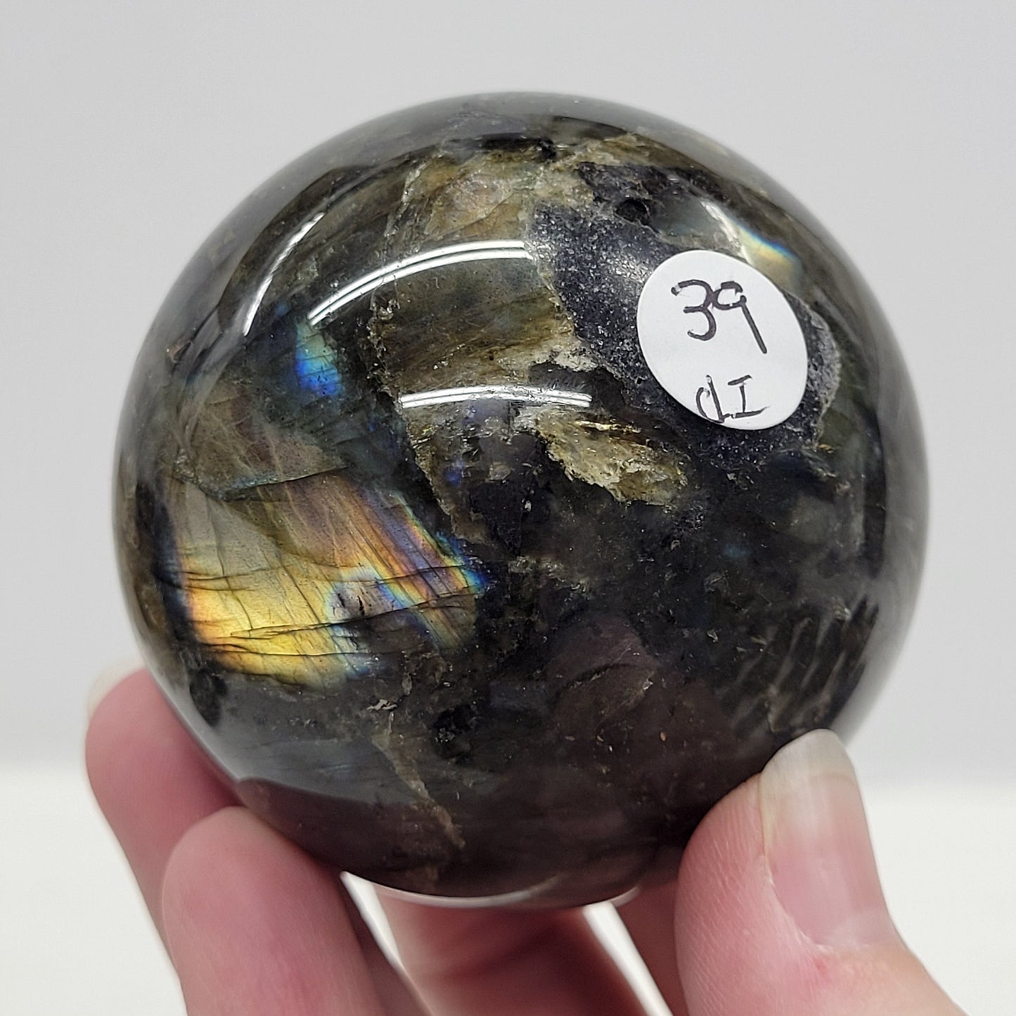 Labradorite sphere