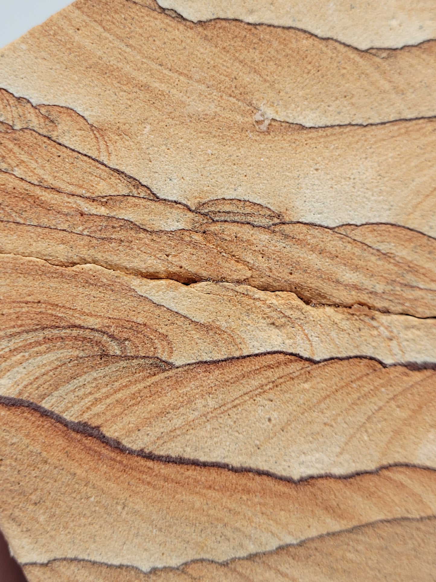 Block candle holder - Picture Sandstone (Arizona Sierra)