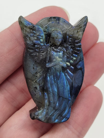 Angel coin - Labradorite