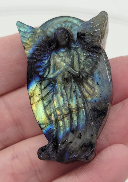 Angel coin - Labradorite