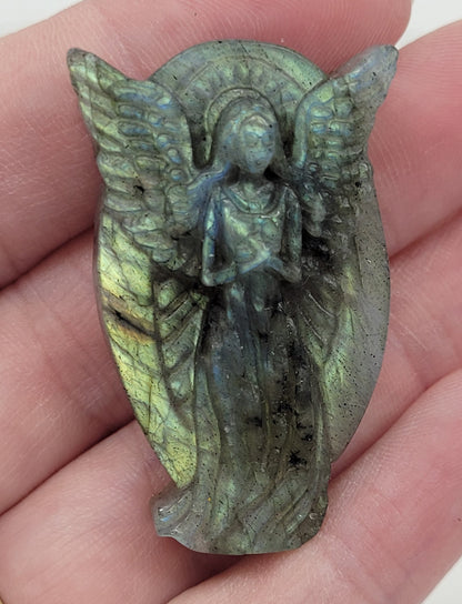 Angel coin - Labradorite