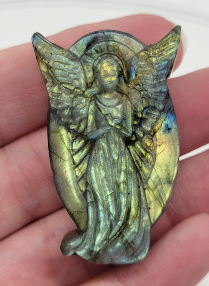 Angel coin - Labradorite