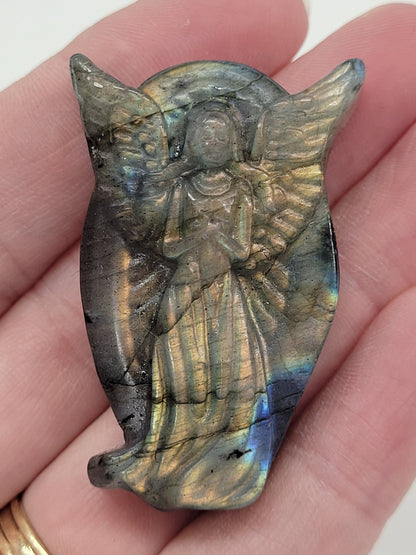 Angel coin - Labradorite