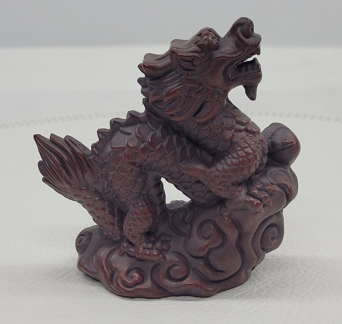 Redware carving - Dragon