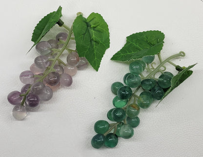 Fluorite grape clusters