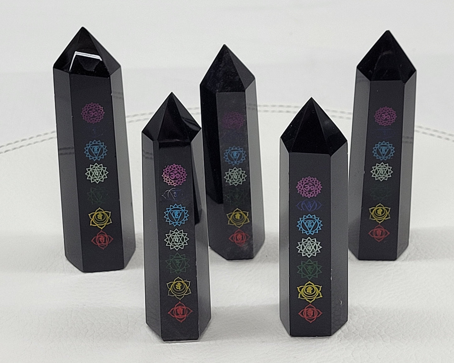 Obsidian w/ Chakra tower