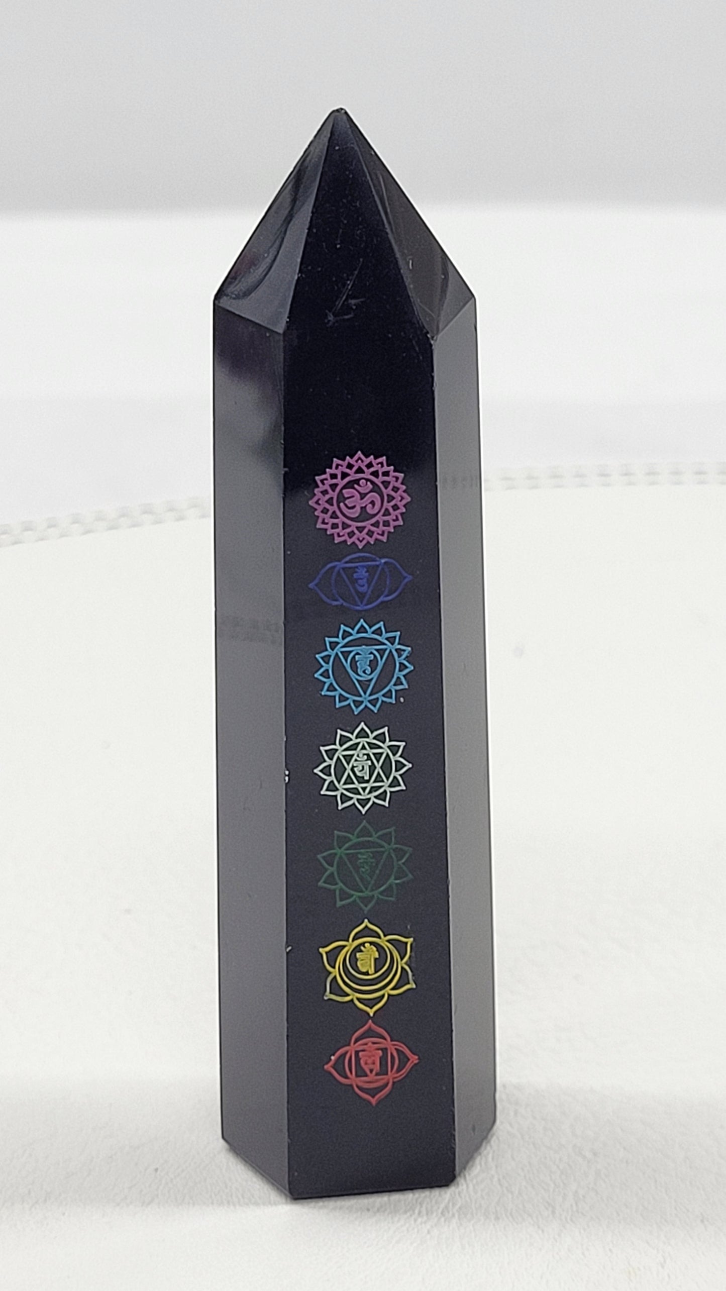 Obsidian w/ Chakra tower