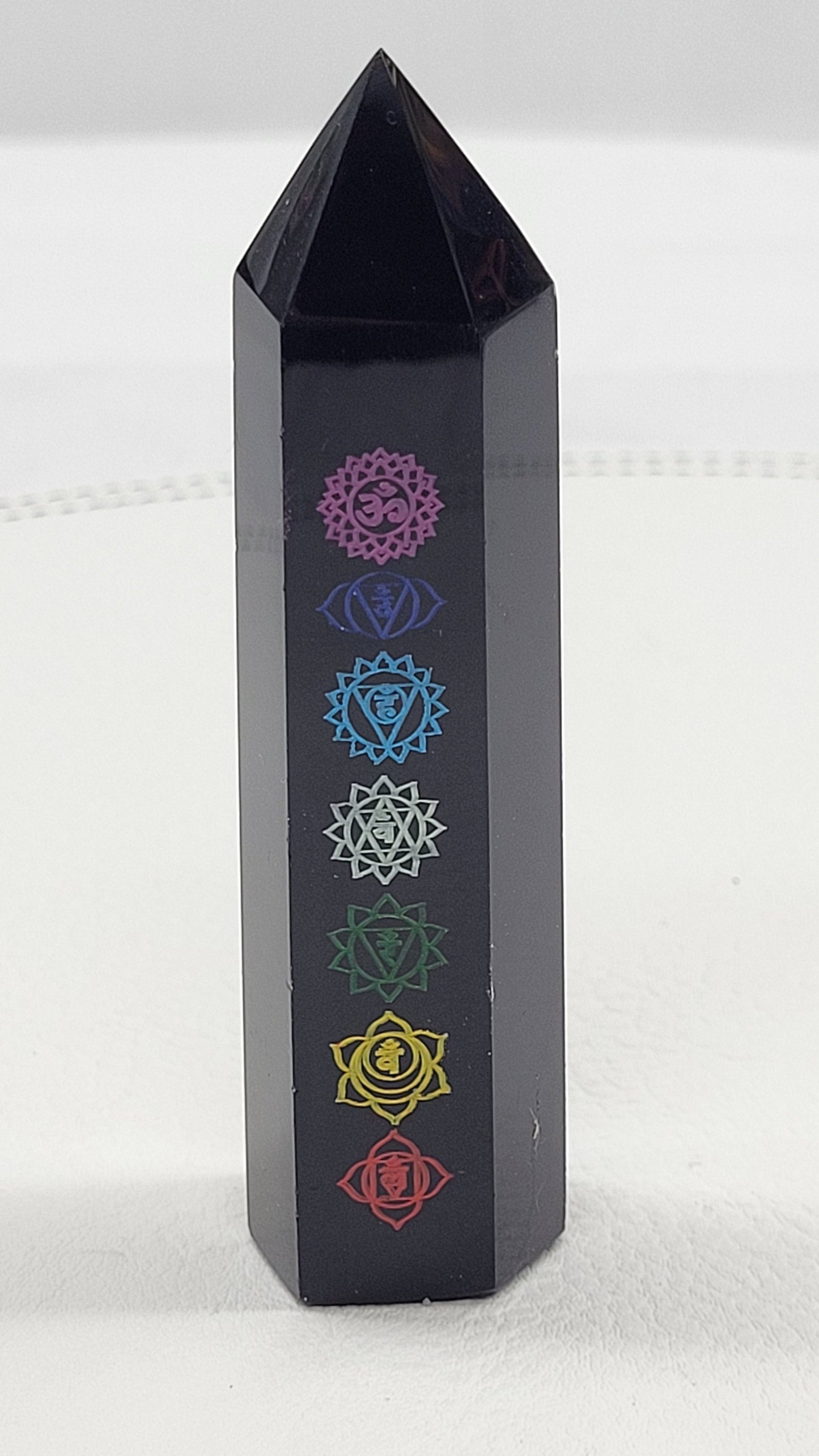 Obsidian w/ Chakra tower