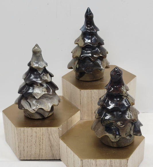 Volcano Agate Christmas tree