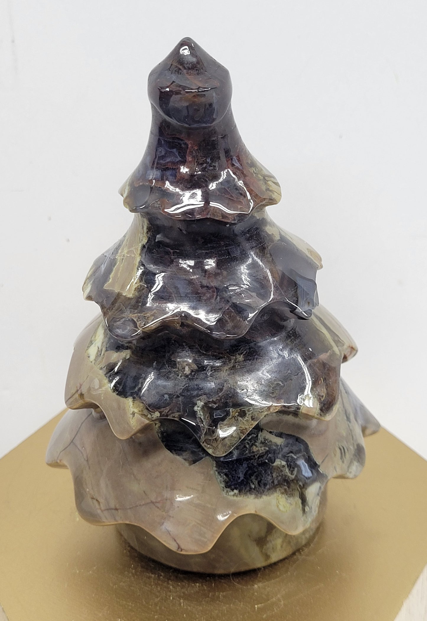 Volcano Agate Christmas tree