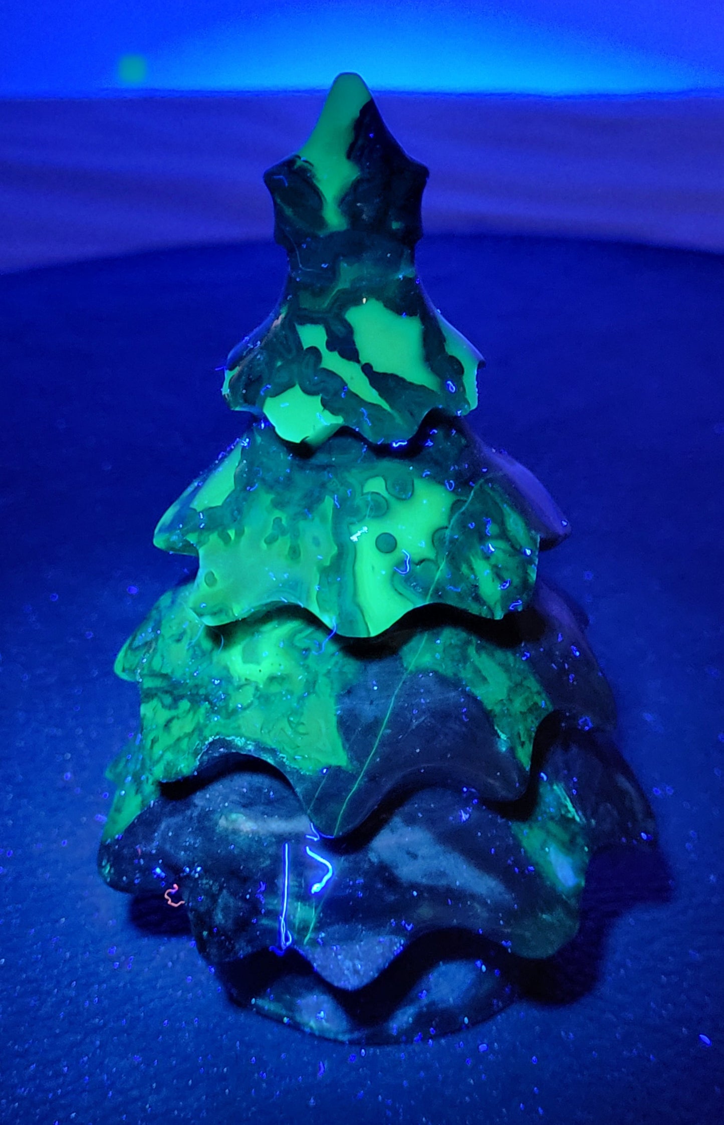 Volcano Agate Christmas tree