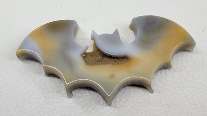 Drusy Agate Bat