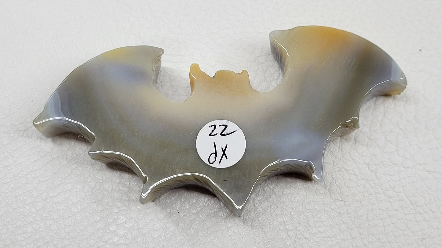 Drusy Agate Bat