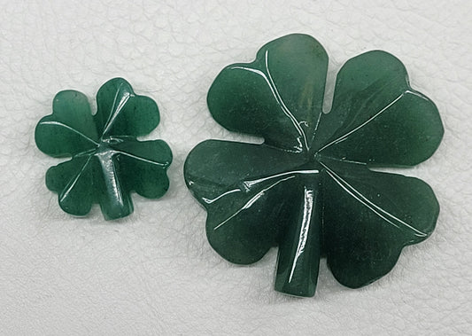 4 leaf clover (Shamrock) - Green Aventurine