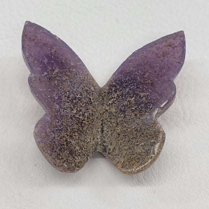 3D butterfly - Grape Agate