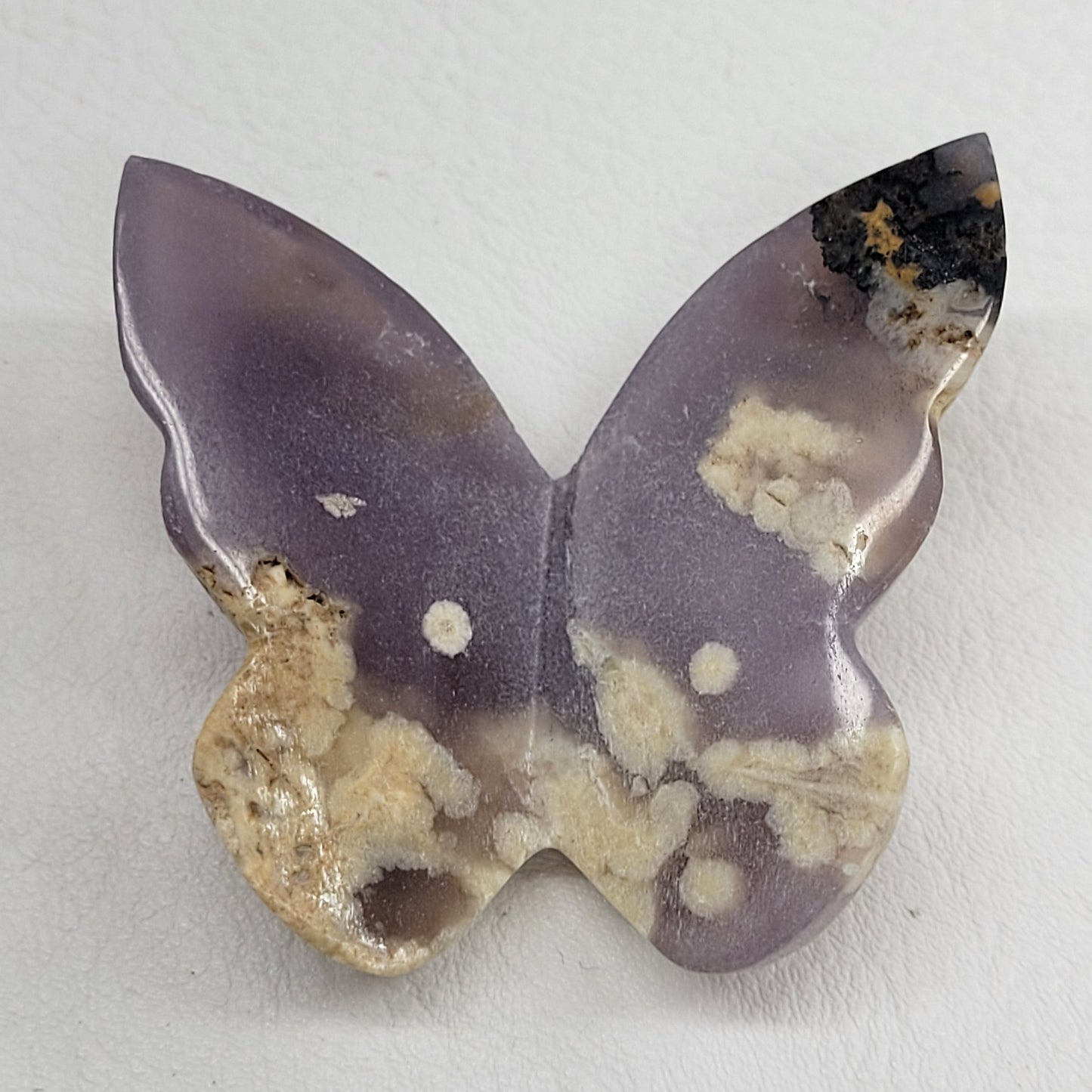 3D butterfly - Grape Agate