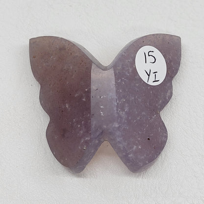 3D butterfly - Grape Agate