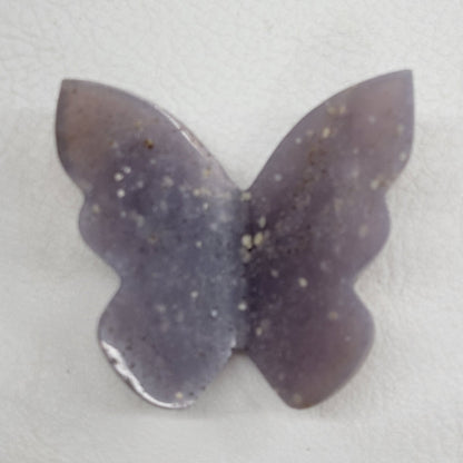 3D butterfly - Grape Agate