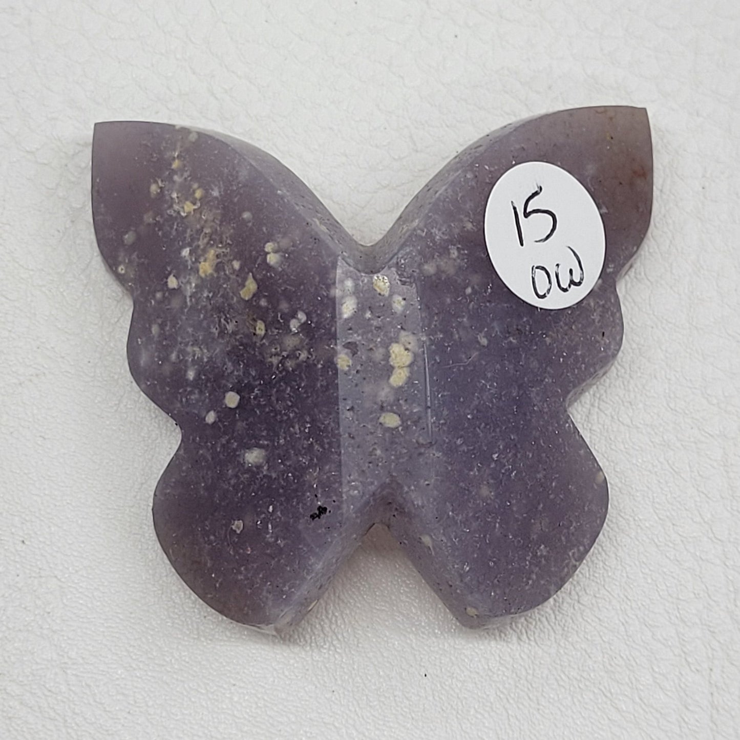 3D butterfly - Grape Agate