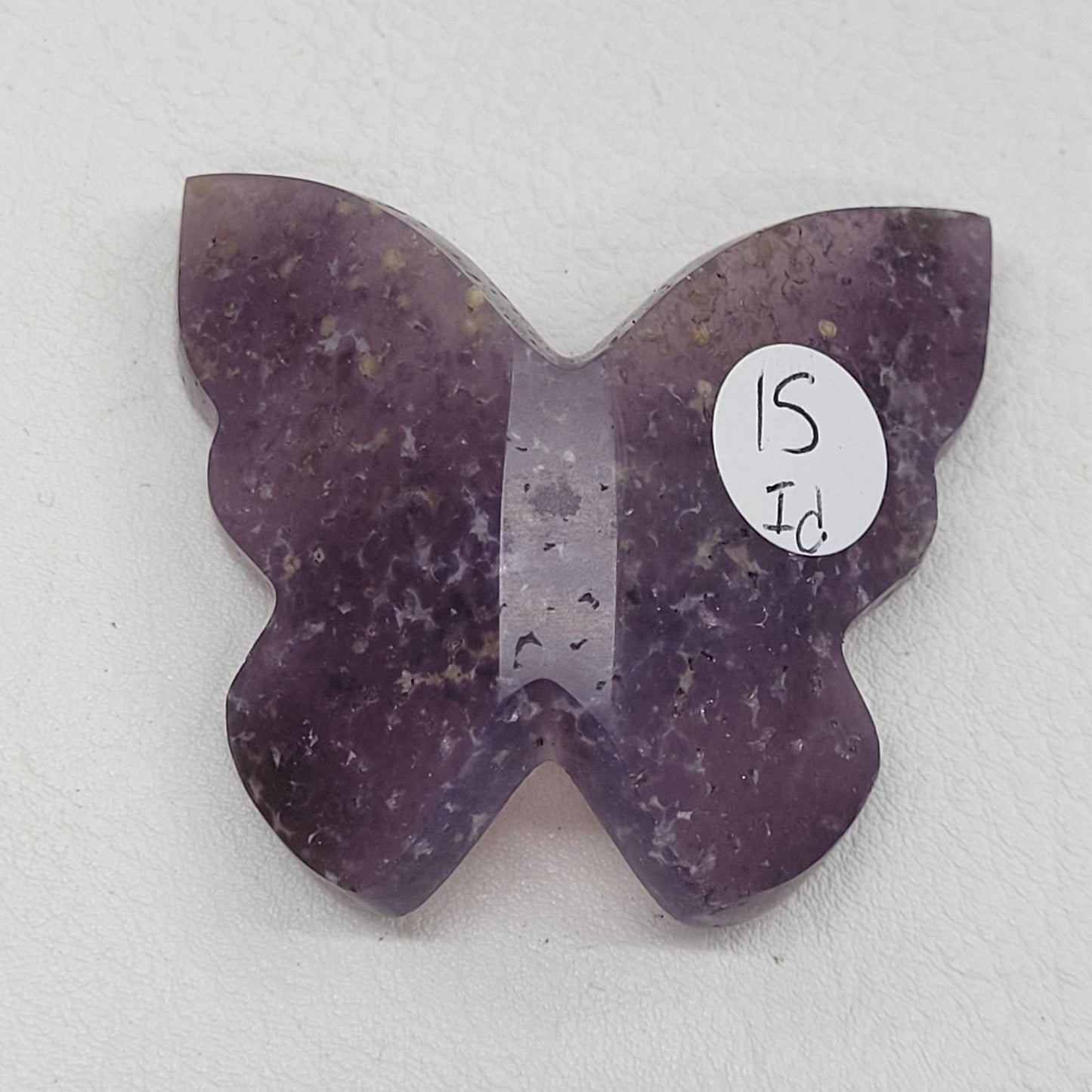 3D butterfly - Grape Agate