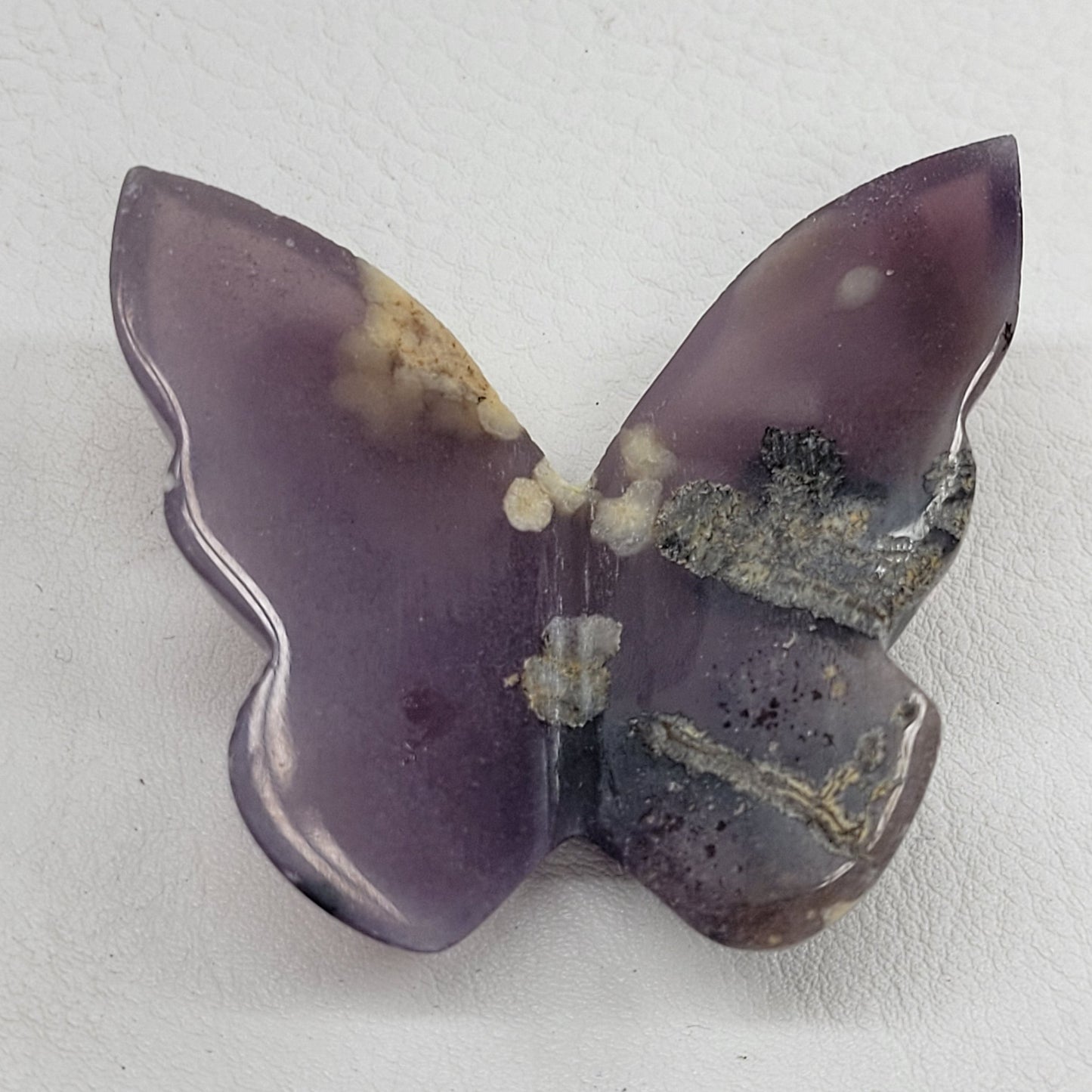 3D butterfly - Grape Agate