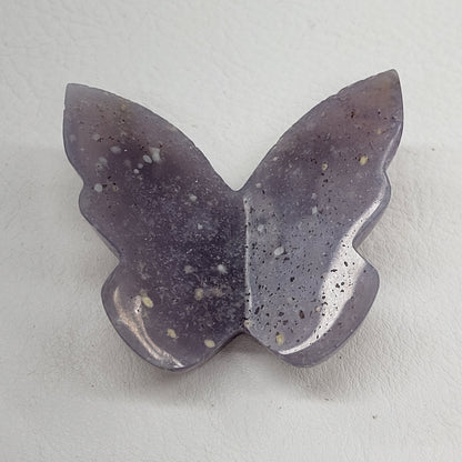 3D butterfly - Grape Agate