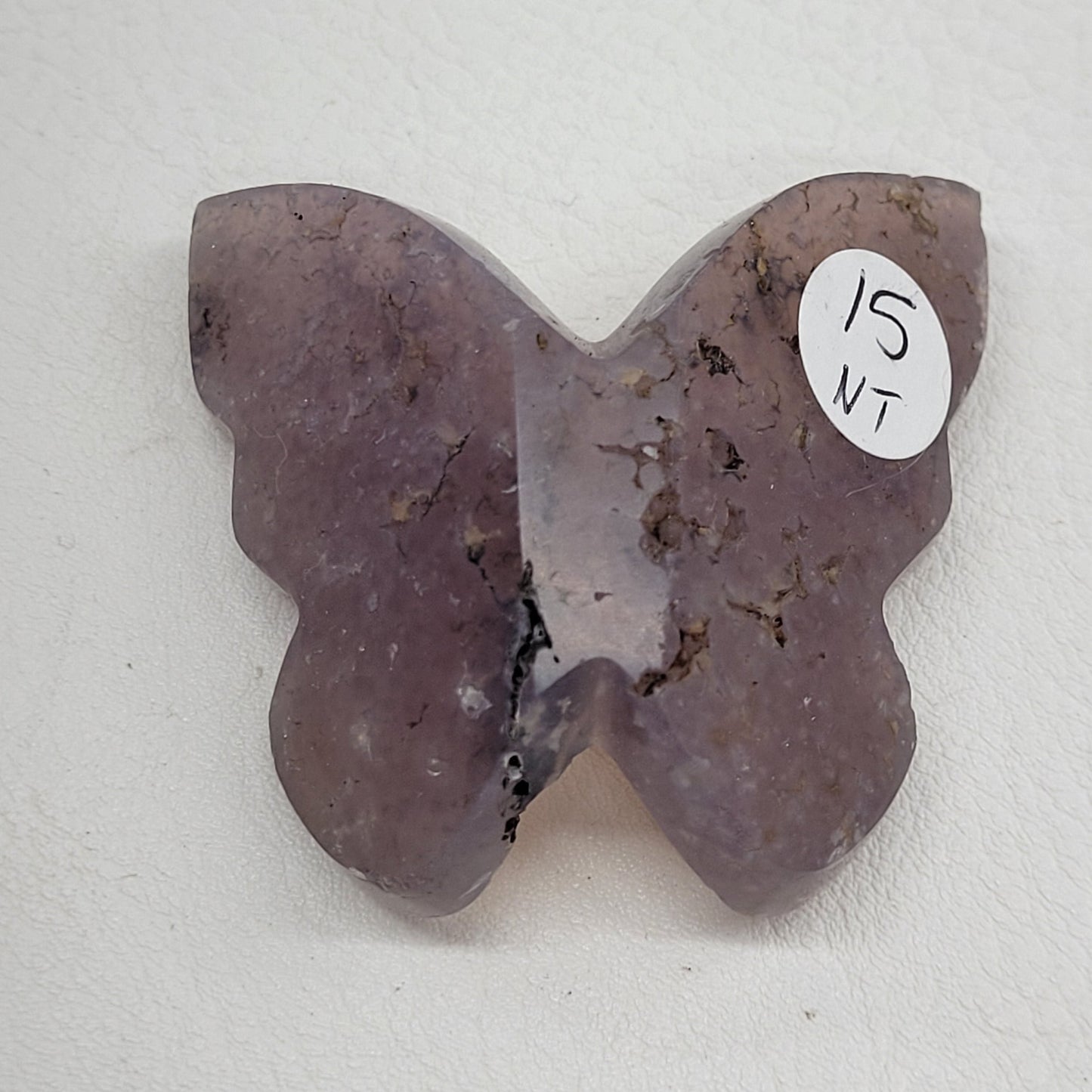 3D butterfly - Grape Agate