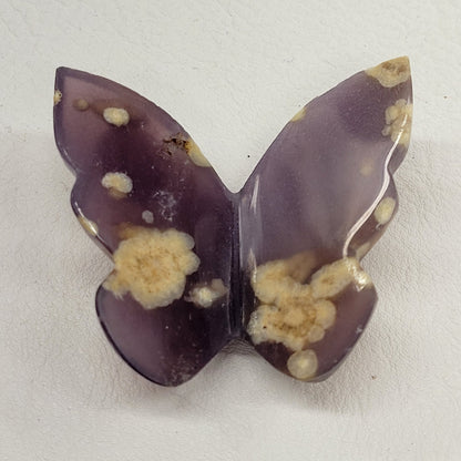 3D butterfly - Grape Agate