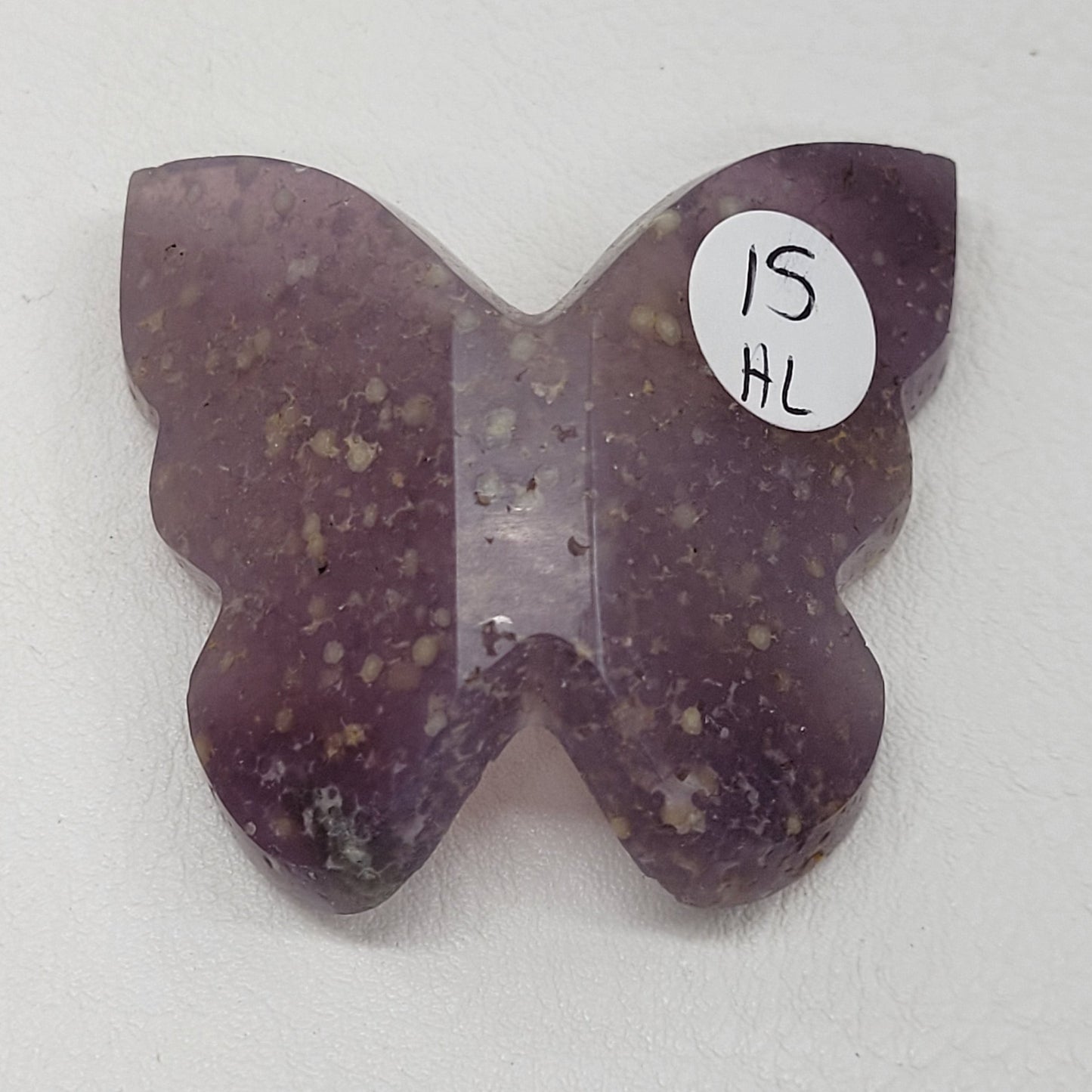 3D butterfly - Grape Agate