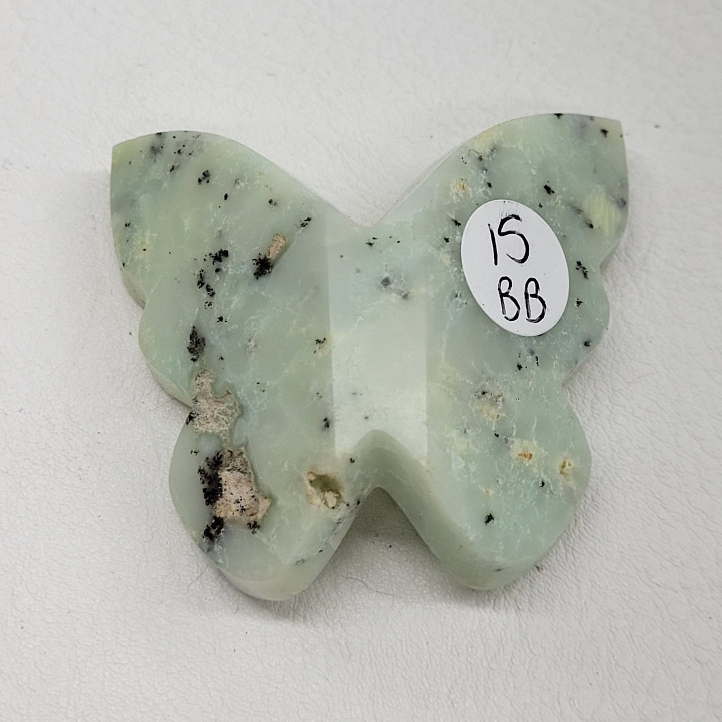 3D butterfly - Chrysoprase