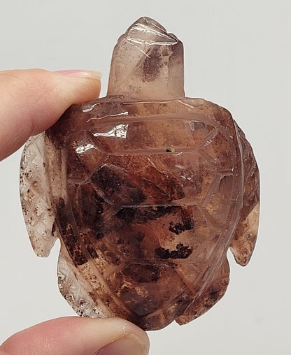 Sea Turtle - Fire Quartz (medium)