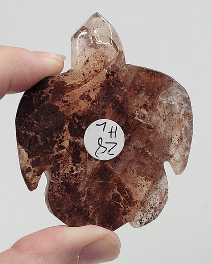 Sea Turtle - Fire Quartz (medium)
