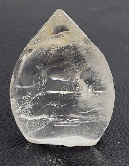 Clear Quartz teardrop flame