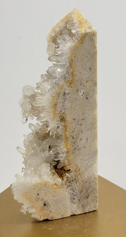 Clear Quartz cluster tower