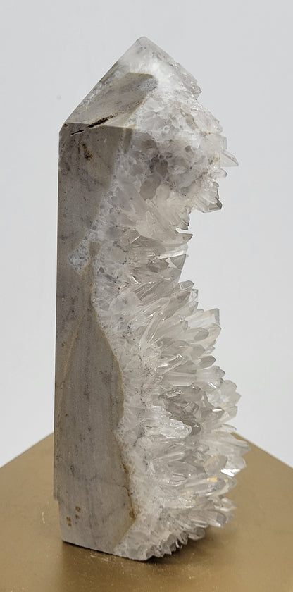 Clear Quartz cluster tower