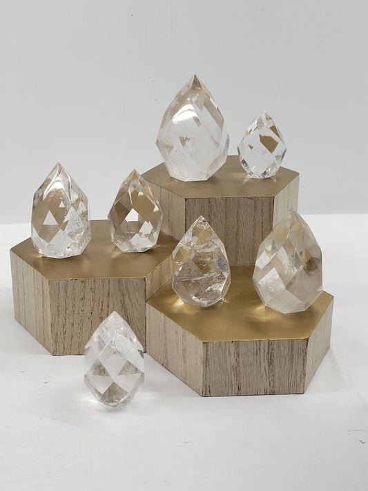 Faceted Quartz flames