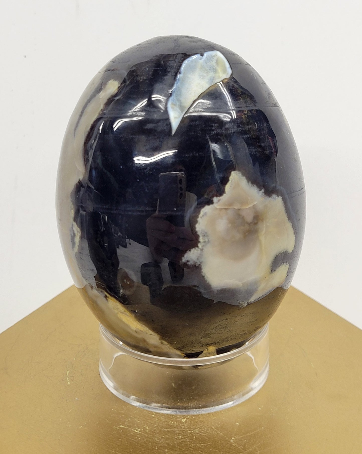 Dragon/dino egg - Volcano Agate (large)