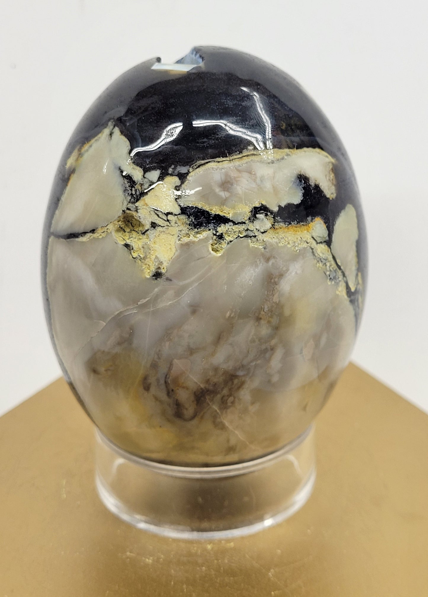 Dragon/dino egg - Volcano Agate (large)