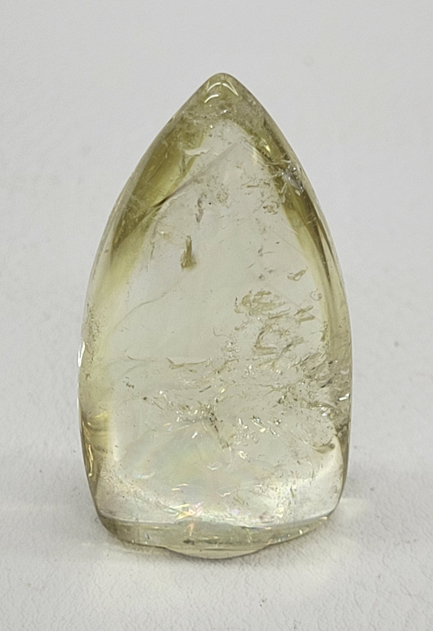 Citrine teardrop flame (small)